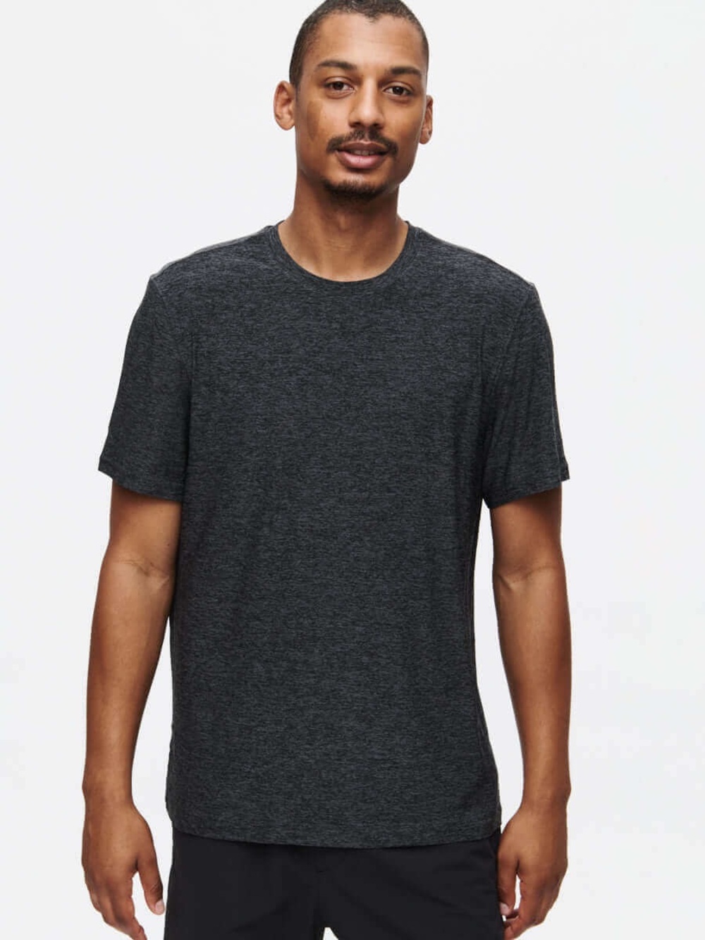 Men's Outdoor Voices CloudKnit Short Sleeve in Charcoal | Size Medium